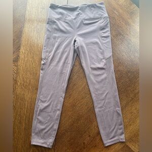 Gaiam Mauve Lavender High-Waisted Yoga Workout Leggings Size Medium